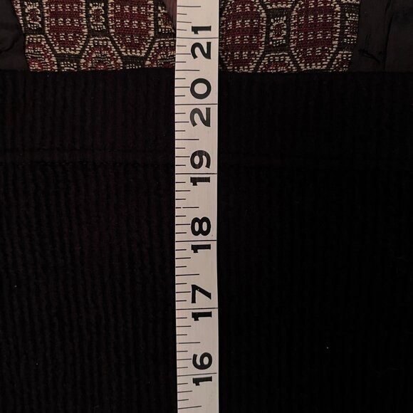 Structure Mens Vest Lg Vtg Italy Wool Blend Tapestry Sweater Academia Heritage - Picture 11 of 11